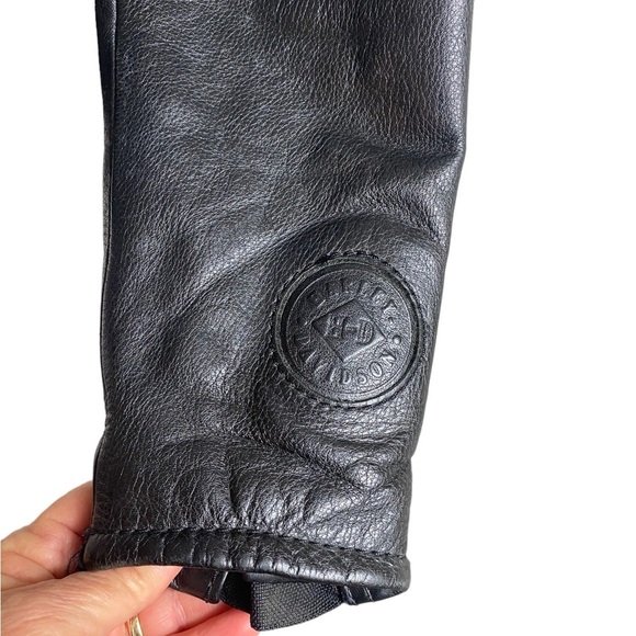 Harley Davidson L Limited Edition Moto Jacket Vintage black classic - Picture 6 of 12